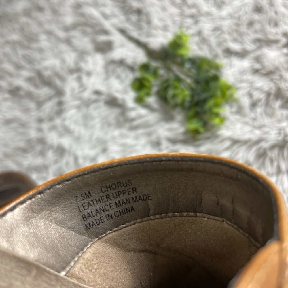 Array Chorus Tan Leather Clog Size 7.5 - image 3